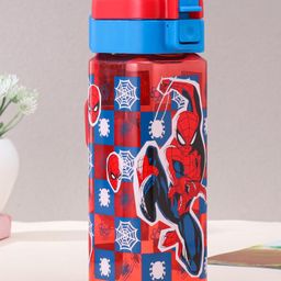Disney by Gluman Spiderman Swingy Water Bottle with Flip Top Closure - 550 ml-image-6