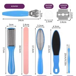 MEPOINT Set Of 8 Foot Filer - Blue image 5