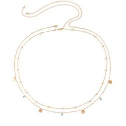 Fabme Set Of 2 Gold-Plated Artificial Beaded Waist Chain-image-86