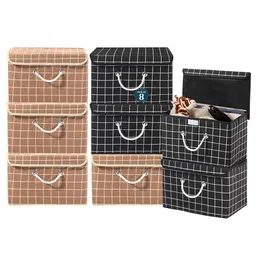 Kuber Industries Brown Set of 6 Reusable Drawer Organiser Organisers-28