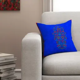 SEJ by Nisha Gupta Blue Cushion Covers - Set of 1-image-46