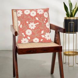 Living Scapes by Pantaloons Rust Cushion Cover-image-80