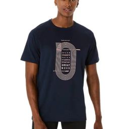 Asics Men's Midnight Track Graphic Short Sleeve T-Shirt-image-87