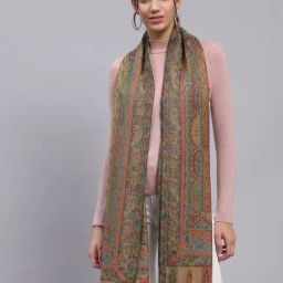 Monte Carlo Multicolor Printed Stole-89