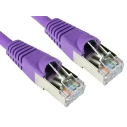 RS PRO RJ45 Male to RJ45 Male Terminated S/FTP Cat6a 1 m Ethernet Cable Purple, 2515182-image-9