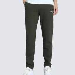 Puma NRP India Dark Olive-White Cat Slim Fit Self Pattern Trackpant-image-47