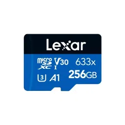 Lexar High-Performance microSDXC Memory Card 256 GB UHS-I with SD Adapter, 633x image 2