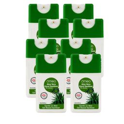 Omeo Set Of 8 Aloe Vera Pocket Hand Sanitizer Gel With Calendula - 25 ml Each-85