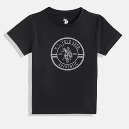 U.S. Polo Assn. Kids Boys Brand Logo Printed T-shirt-image-76