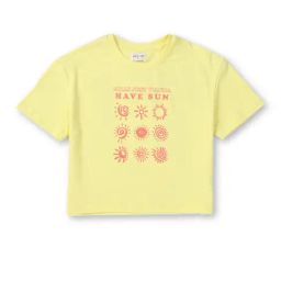 Gini & Jony Kids Yellow Printed Top-image-100