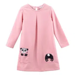 Beebay Kids Peach Printed Dress-image-14