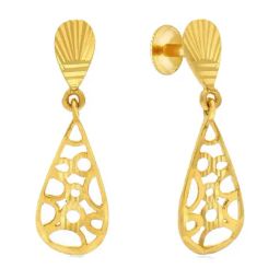Malabar Gold and Diamonds 22k Gold Earrings for Women-image-24