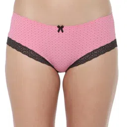 Triumph Pink Printed Hipster Panty-image-70