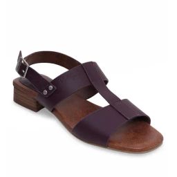 Kickers Women's BUCLY-IN Burgandy Ankle Strap Sandals-image-21