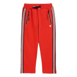 Blue Giraffe Kids Red Striped Trackpants-picture-21