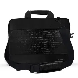 Gripp Croc Compact Executive Business Laptop and Tablet Bag For Macbook 13.3 Inch & 14 (Black)-34