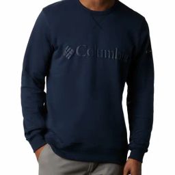 Columbia Men Blue M Logo Fleece Sweatshirt-image-84