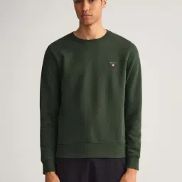 GANT Green Round Neck Sweatshirt-picture-40