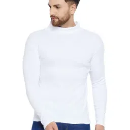 Hypernation White High Neck T-Shirt-image-35