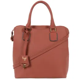 Baggit Tan Solid Medium Handbag-97