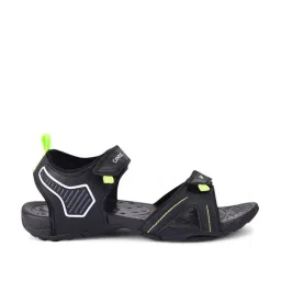 Campus Men's Black Floater Sandals-image-61
