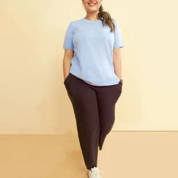 BlissClub Brown Move All Day Pants-image-3