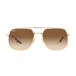 Ray-Ban 0RB3699001/5156 Brown UV Protected Core Aviator Sunglasses-58
