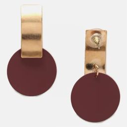 Sohi Gold Plated Designer Drop Earrings image 3