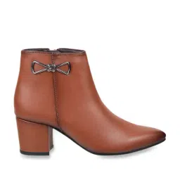 Metro Women's Tan Casual Booties-image-65