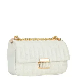 Lavie Luxe Off White LX Juli25 Flap Sling Handbag-picture-23