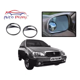Auto Pearl Manual Exterior Rear View Mirror for Maruti Suzuki Esteem (Pack of 2 Pcs)-24