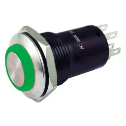 MULTICOMP PRO Standard Anti Vandal Switches VR SW, ILLUM, DPST-NO/NC, GRN, 5A, 250V, MC010942-picture-22