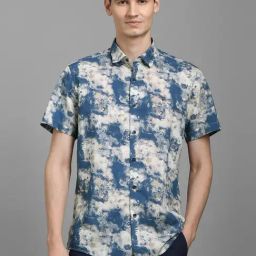 Louis Philippe Multicolor Slim Fit Printed Shirt-image-13