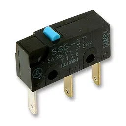 OMRON ELECTRONIC COMPONENTS MICROSWITCH, 5A, HINGE ROLLER, SSG-5L2P-31