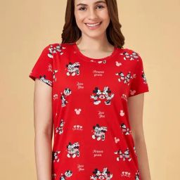 Dreamz by Pantaloons Jester Red Cotton Printed T-Shirt-picture-21