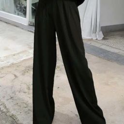 Kotty Black Plain Trousers-image-131