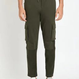 Club York Dark Olive Regular Fit Cargo Trackpants-picture-33