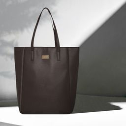 KLEIO Croco Textured Structured Tote Bag-14