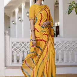 KALINI Striped Pure Georgette Saree-picture-37