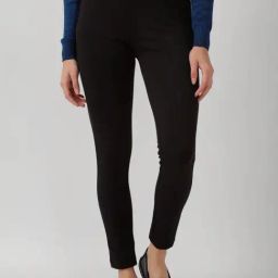 Van Heusen Black Mid Rise Trousers-image-33