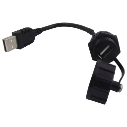 MULTICOMP PRO USB / Lightning Cables CABLE, USB A JACK TO USB A PLUG, 100MM,, 2UB3001-W05101-76