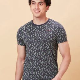 Being Human Grey Regular Fit Printed T-Shirts-image-52