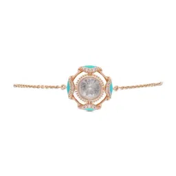 c. krishniah chetty group C. Krishniah Chetty 18k Valanda Gold Bracelet with Rose Cut Diamonds for Women-picture-12