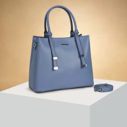 Forever Glam by Pantaloons Blue Medium Satchel-image-21