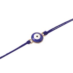 NVR Set of 3 Multicolor Evil Eye Men's Thread Rakhi with Roli Chawal Chandan & Mishri image 4
