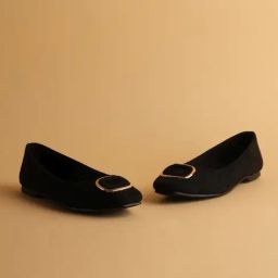 Eridani Women's Emily Black Flat Ballets-image-99