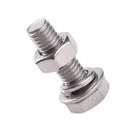 Immech (40 Pcs Set) M5 x 10mm Hex Head Bolt with Nut & Washer, Zinc-Coated (10 Pcs Each)-picture-12