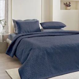 DDECOR Live beautiful Geometric Savannah Vintage Indigo 210 TC Cotton Comforters - Set of 3-14