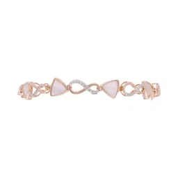 c. krishniah chetty group C. Krishniah Chetty 18k Gold Bracelet with White Cubic Zirconia for Women-picture-13