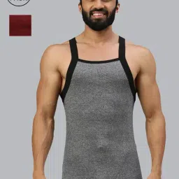 Zoiro Burg&Y Jaspe & Black Jaspe Regular Fit Vest - Pack Of 2-image-18